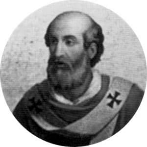 Portrait medallion of Pope Benedict IV, after the basilica frieze
