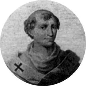 Portrait medallion of Pope Benedict IX, after the basilica frieze
