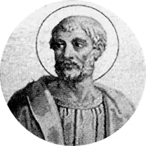 Portrait medallion of Pope Clement I, after the basilica frieze