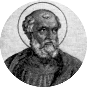 Portrait medallion of Pope Eutychian, after the basilica frieze