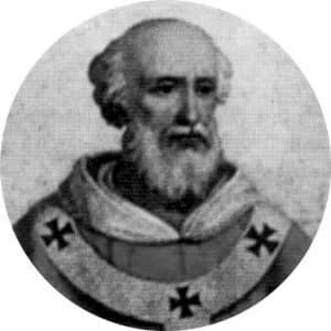 Portrait medallion of Pope Formosus, after the basilica frieze