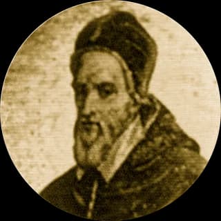 Portrait medallion of Pope Gregory XIV, after the basilica frieze