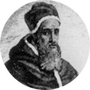 Portrait medallion of Pope Innocent IX, after the basilica frieze
