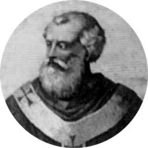 Portrait medallion of Pope John III, after the basilica frieze