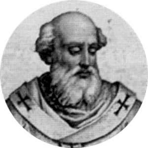 Portrait medallion of Pope John V, after the basilica frieze