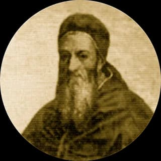 Portrait medallion of Pope Julius III, after the basilica frieze