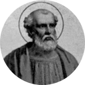 Portrait medallion of Pope Zosimus, after the basilica frieze
