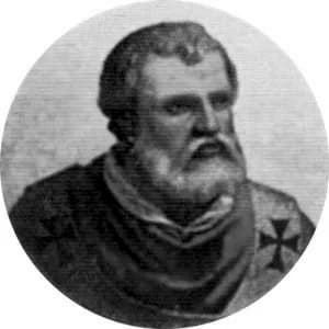 Portrait medallion of Pope Agapetus II, after the basilica frieze