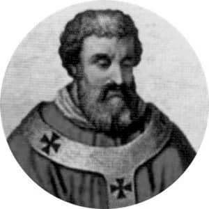 Portrait medallion of Pope Alexander II, after the basilica frieze