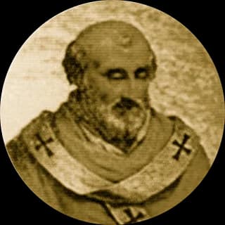 Portrait medallion of Pope Alexander III, after the basilica frieze