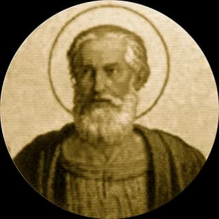 Portrait medallion of Pope Anastasius I, after the basilica frieze
