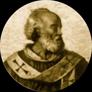 Portrait medallion of Pope Boniface II, after the basilica frieze