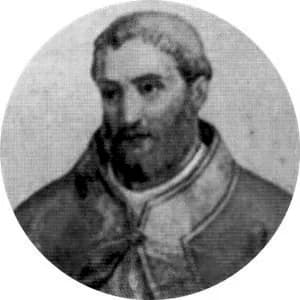 Portrait medallion of Pope Boniface VI, after the basilica frieze