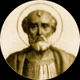 Portrait medallion of Pope Callixtus I, after the basilica frieze