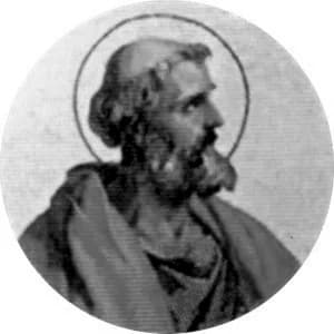 Portrait medallion of Pope Celestine I, after the basilica frieze