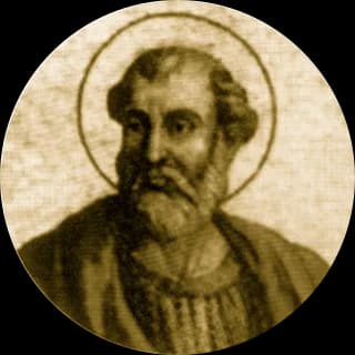 Portrait medallion of Pope Cornelius, after the basilica frieze