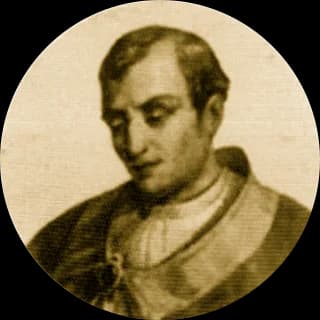 Portrait medallion of Pope Donus, after the basilica frieze