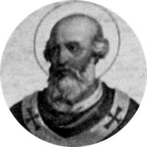 Portrait medallion of Pope Eugene I, after the basilica frieze