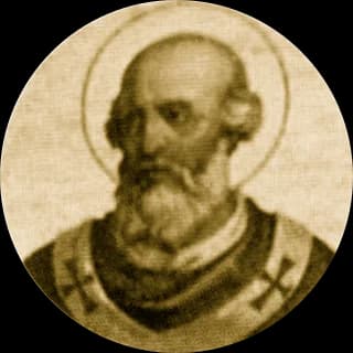 Portrait medallion of Pope Eugene I, after the basilica frieze