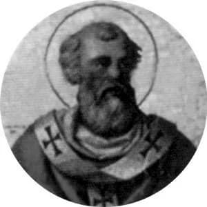 Portrait medallion of Pope Felix IV, after the basilica frieze