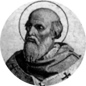Portrait medallion of Pope Gregory II, after the basilica frieze