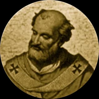 Portrait medallion of Pope Gregory V, after the basilica frieze