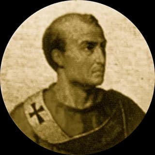 Portrait medallion of Pope Gregory VI, after the basilica frieze