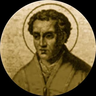 Portrait medallion of Pope Gregory VII, after the basilica frieze