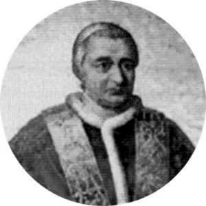 Portrait medallion of Pope Gregory XVI, after the basilica frieze