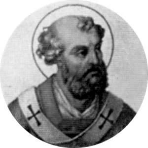 Portrait medallion of Pope Hilarius, after the basilica frieze