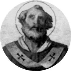 Portrait medallion of Pope Hormisdas, after the basilica frieze
