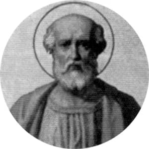 Portrait medallion of Pope Innocent I, after the basilica frieze