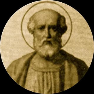 Portrait medallion of Pope Innocent I, after the basilica frieze