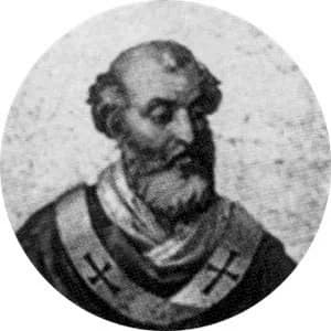 Portrait medallion of Pope John IV, after the basilica frieze