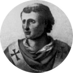 Portrait medallion of Pope John X, after the basilica frieze