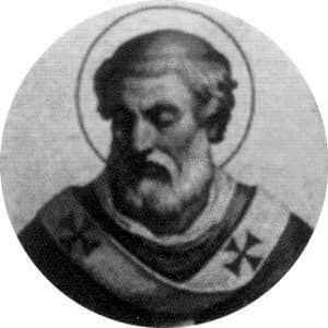 Portrait medallion of Pope Leo III, after the basilica frieze