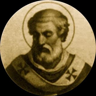 Portrait medallion of Pope Leo III, after the basilica frieze