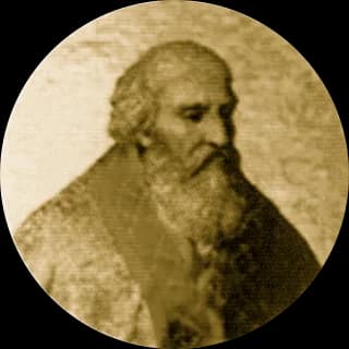 Portrait medallion of Pope Lucius III, after the basilica frieze