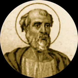 Portrait medallion of Pope Marcellus I, after the basilica frieze