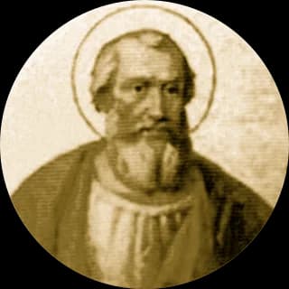 Portrait medallion of Pope Mark, after the basilica frieze