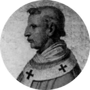 Portrait medallion of Pope Nicholas V, after the basilica frieze