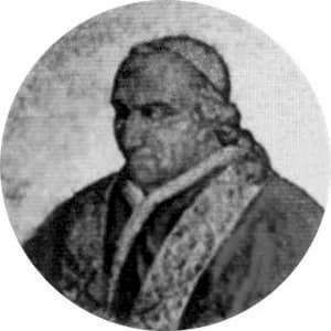 Portrait medallion of Pope Pius VIII, after the basilica frieze