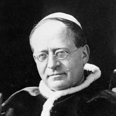 Photograph of Pope Pius XI, rendered as a medallion