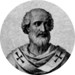 Portrait medallion of Pope Sabinian, after the basilica frieze