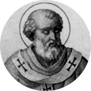 Portrait medallion of Pope Sergius I, after the basilica frieze