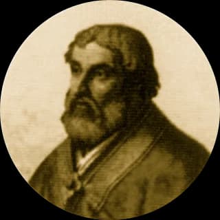 Portrait medallion of Pope Sergius IV, after the basilica frieze