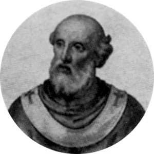 Portrait medallion of Pope Severinus, after the basilica frieze