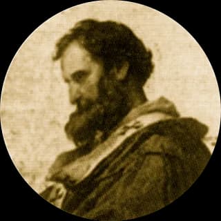 Portrait medallion of Pope Stephen IX, after the basilica frieze