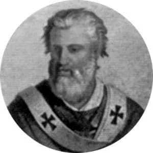 Portrait medallion of Pope Stephen VII, after the basilica frieze