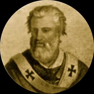 Portrait medallion of Pope Stephen VII, after the basilica frieze